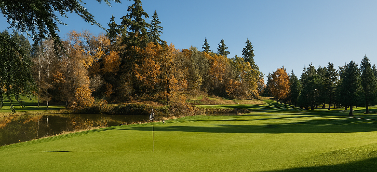 Hole 4 green